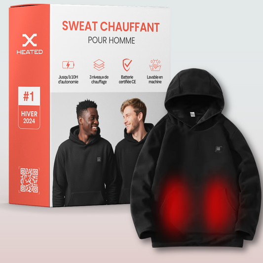 Hoodie Chauffant Pour Homme | Heated X