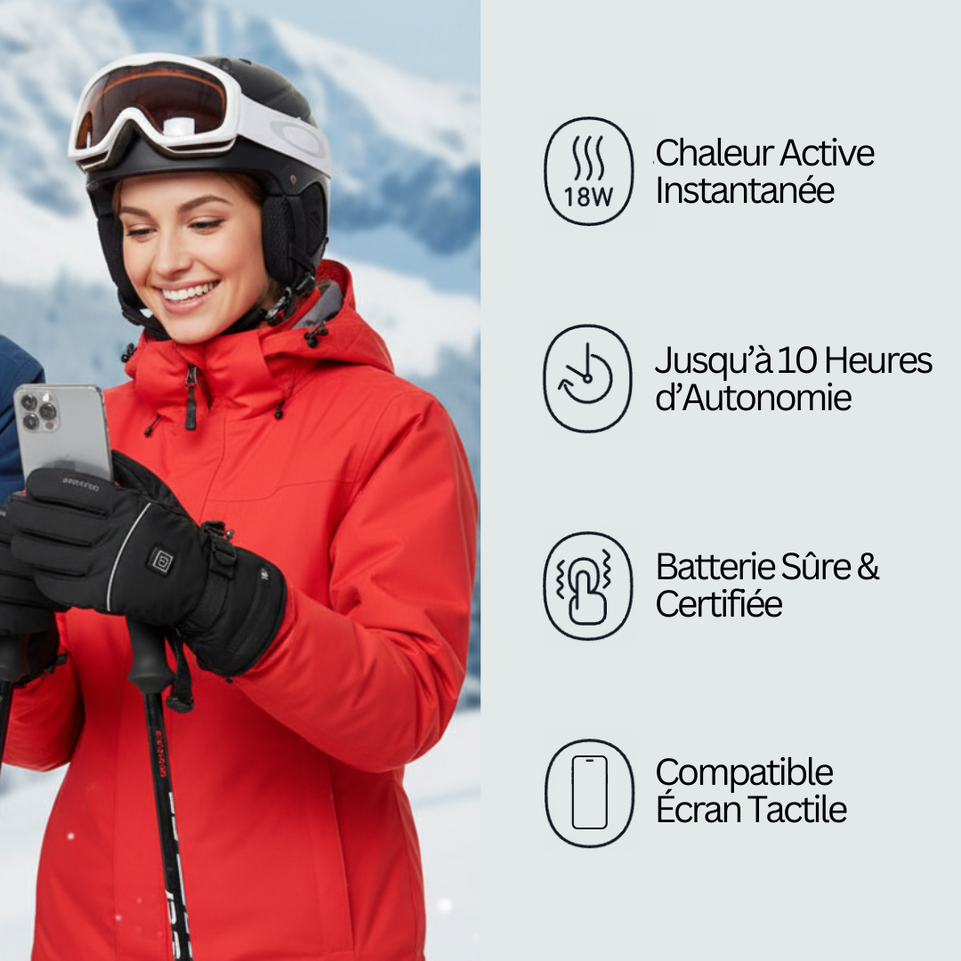 Gants Chauffants Unisexe | Heated X