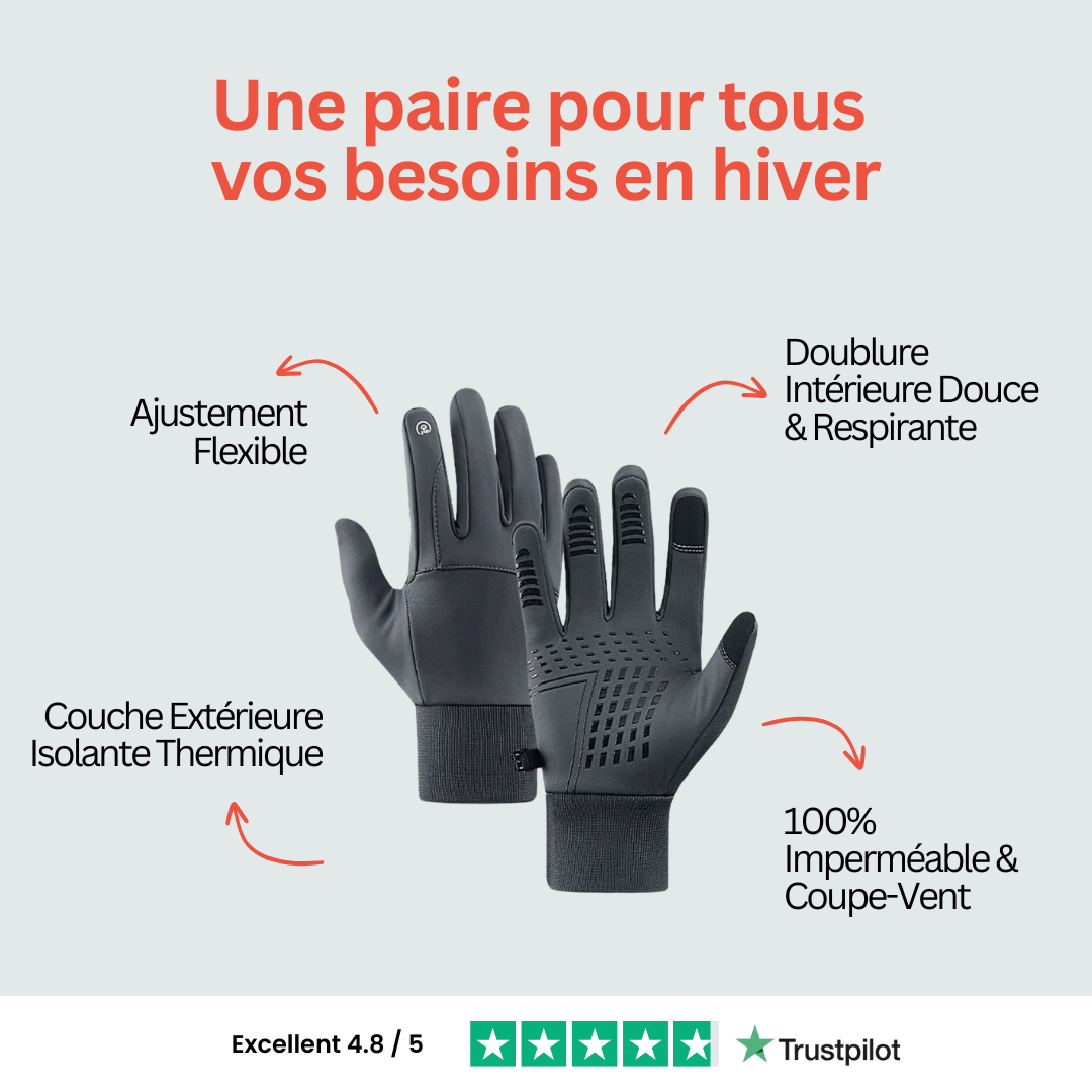 Gants d'hiver Unisexe