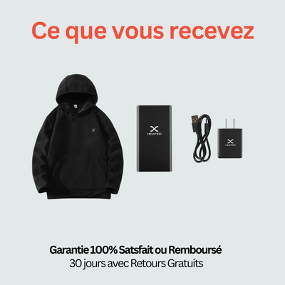Hoodie Chauffant Pour Homme | Heated X
