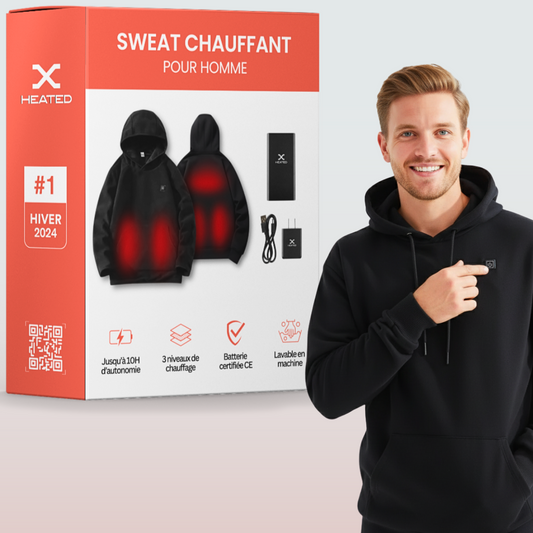Hoodie Chauffant Pour Homme | Heated X